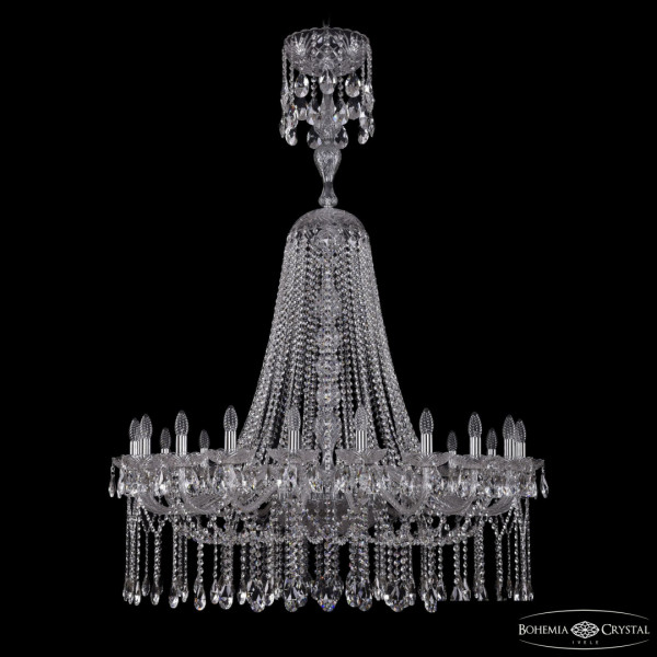 Люстра хрустальная 1413/20/400/XL-160 Ni