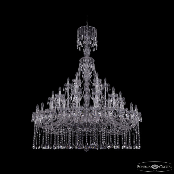 Люстра хрустальная 1413/24+12+6/530/XL-176 Ni