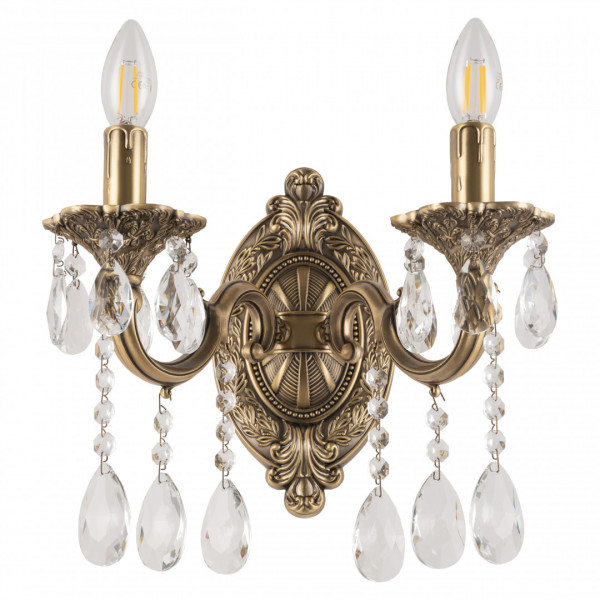 Бра с хрустальными подвесками AL7801B10/2/175 A FP Bohemia Ivele Crystal