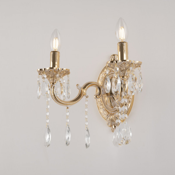 Бра с хрустальными подвесками AL7801B10/2/175 A GW Bohemia Ivele Crystal