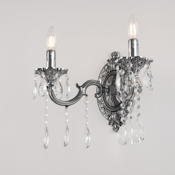 Бра с хрустальными подвесками AL7801B10/2/175 A NB Bohemia Ivele Crystal