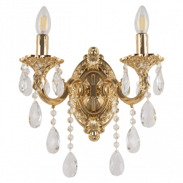 Бра с хрустальными подвесками AL7801B10/2/175 B G Bohemia Ivele Crystal