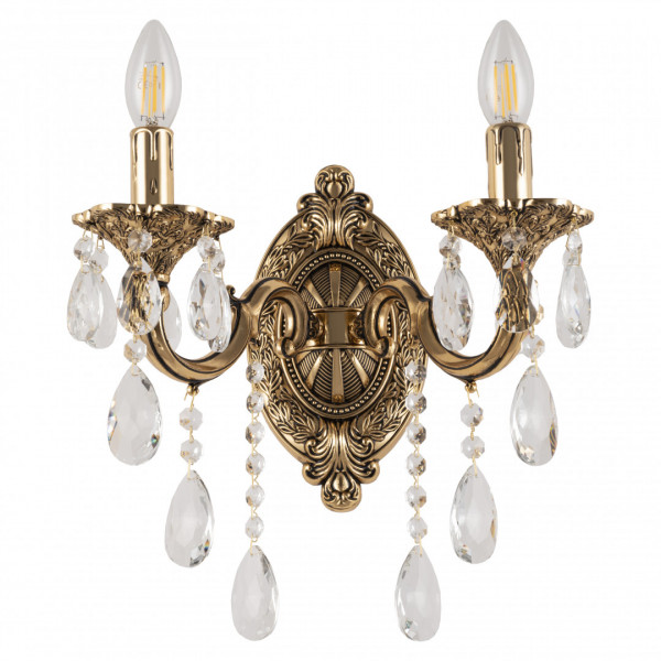 Бра с хрустальными подвесками AL7801B10/2/175 B GB Bohemia Ivele Crystal