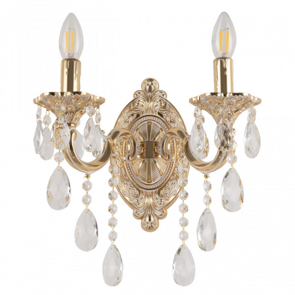 Бра с хрустальными подвесками AL7801B10/2/175 B GW Bohemia Ivele Crystal