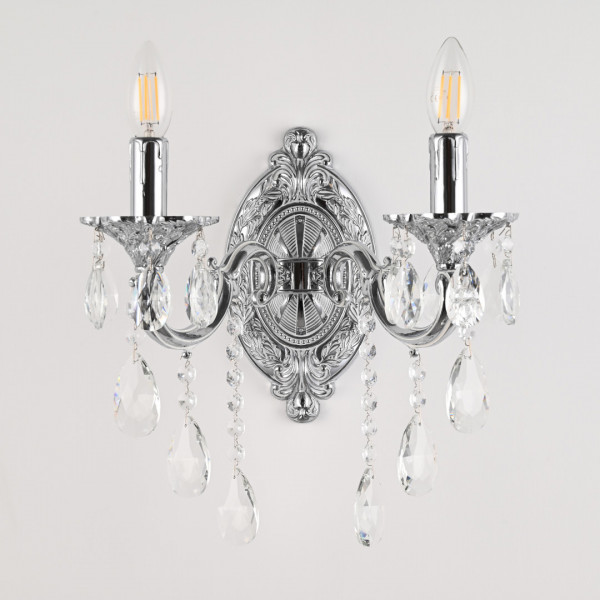 Бра с хрустальными подвесками AL7801B10/2/175 B NW Bohemia Ivele Crystal