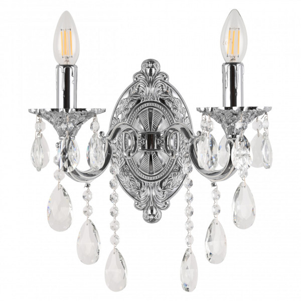 Бра с хрустальными подвесками AL7801B10/2/175 B NW Bohemia Ivele Crystal