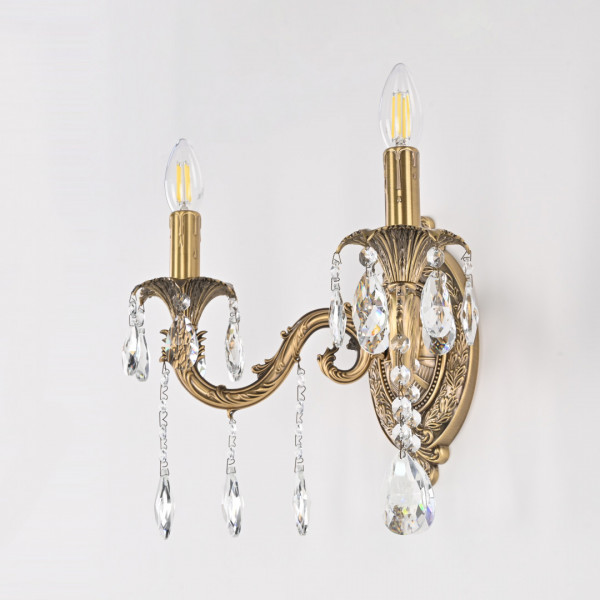 Бра с хрустальными подвесками AL7901B10/2/175 A FP Bohemia Ivele Crystal