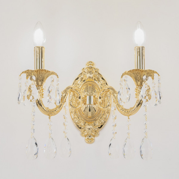 Бра с хрустальными подвесками AL7901B10/2/175 A G Bohemia Ivele Crystal