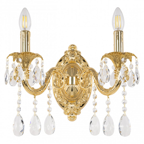 Бра с хрустальными подвесками AL7901B10/2/175 A G Bohemia Ivele Crystal