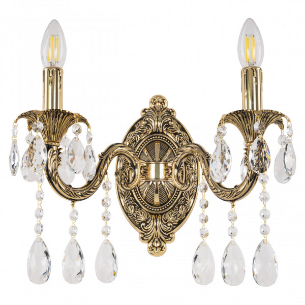 Бра с хрустальными подвесками AL7901B10/2/175 A GB Bohemia Ivele Crystal