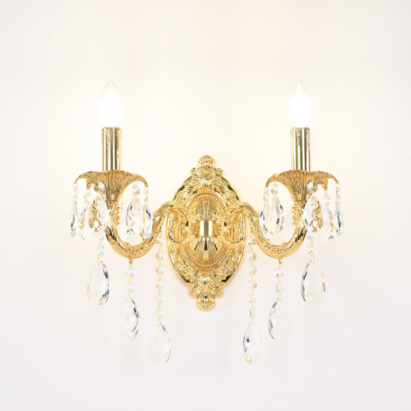 Бра с хрустальными подвесками AL7901B10/2/175 B G Bohemia Ivele Crystal