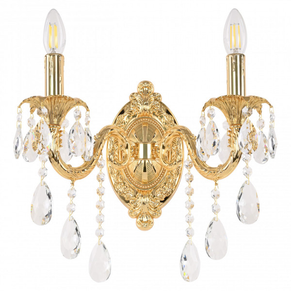 Бра с хрустальными подвесками AL7901B10/2/175 B G Bohemia Ivele Crystal