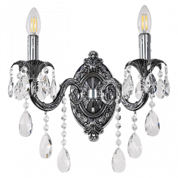 Бра с хрустальными подвесками AL7901B10/2/175 B NB Bohemia Ivele Crystal