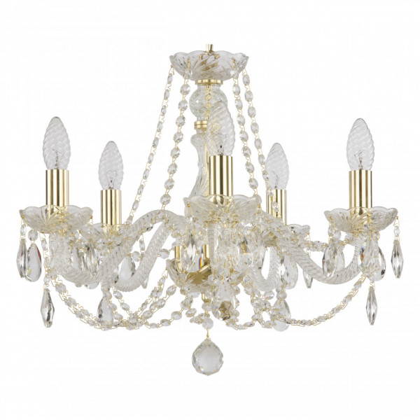 Люстра хрустальная 105/5/165 G Bohemia Ivele Crystal
