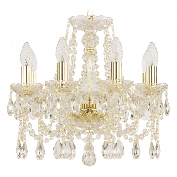 Люстра хрустальная 107/8/141 G Bohemia Ivele Crystal