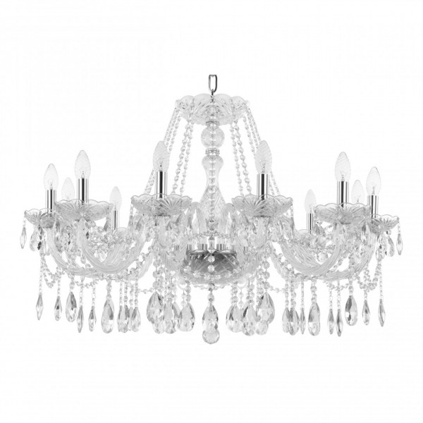 Люстра хрустальная 116/12/300 Ni Bohemia Ivele Crystal