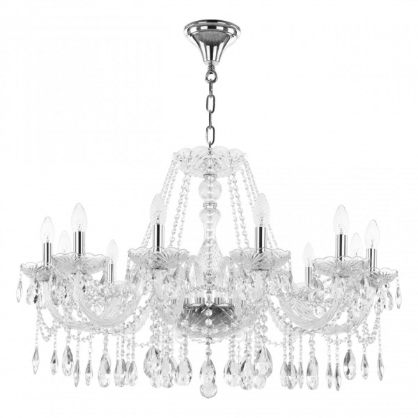 Люстра хрустальная 116/12/300 Ni Bohemia Ivele Crystal