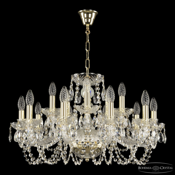 Люстра хрустальная 119/10+5/240 G Bohemia Ivele Crystal