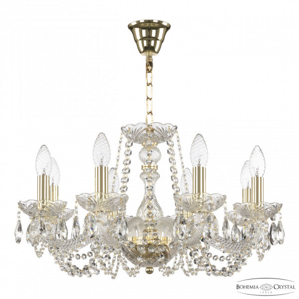 Люстра хрустальная 119/8/200 G Bohemia Ivele Crystal