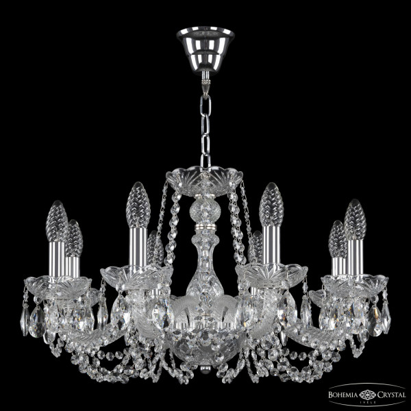 Люстра хрустальная 119/8/200 Ni Bohemia Ivele Crystal