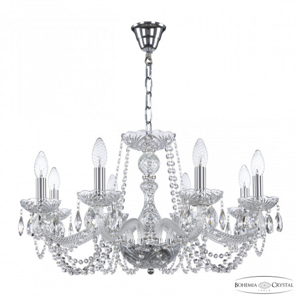 Люстра хрустальная 119/8/240 Ni Bohemia Ivele Crystal