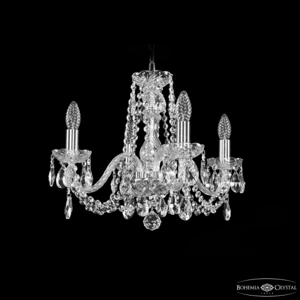 Люстра хрустальная 1402/4/160 Ni Bohemia Ivele Crystal