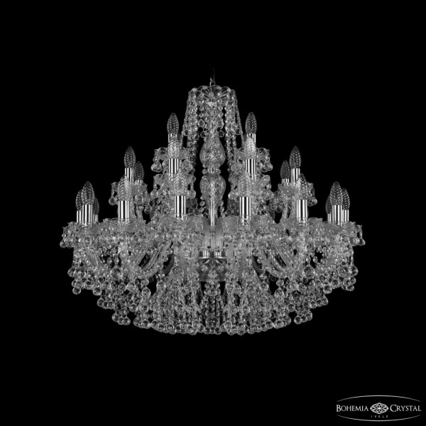 Люстра хрустальная 1409/16+8+4/300 Ni Bohemia Ivele Crystal