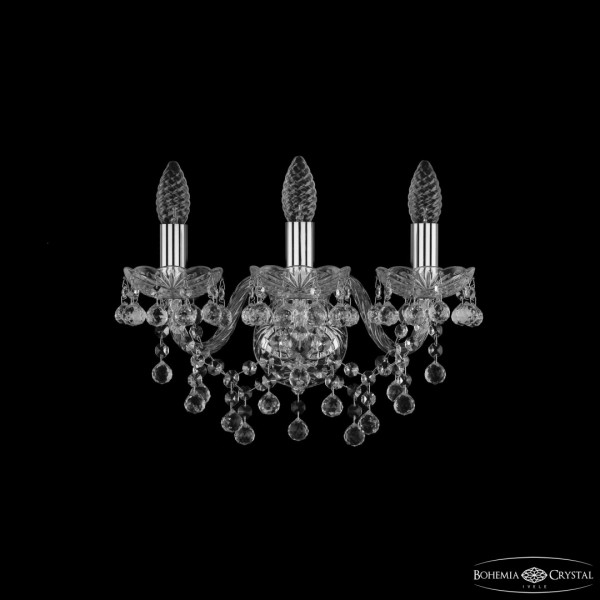 Бра хрустальные 1409B/3/141 Ni Bohemia Ivele Crystal