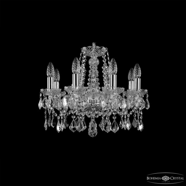 Люстра хрустальная 1413/8/165 Ni Leafs Bohemia Ivele Crystal