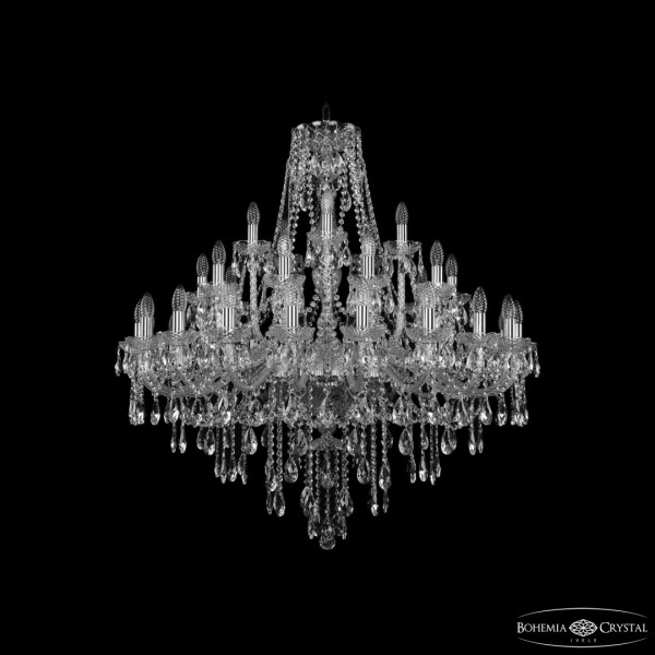 Люстра хрустальная 1415/20+10+5/360 Ni Bohemia Ivele Crystal
