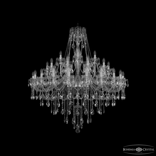 Люстра хрустальная 1415/20+10+5/460 Ni Bohemia Ivele Crystal