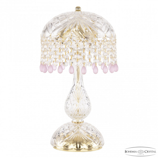 Настольная лампа хрустальная 14781L1/22 G V7010 Bohemia Ivele Crystal