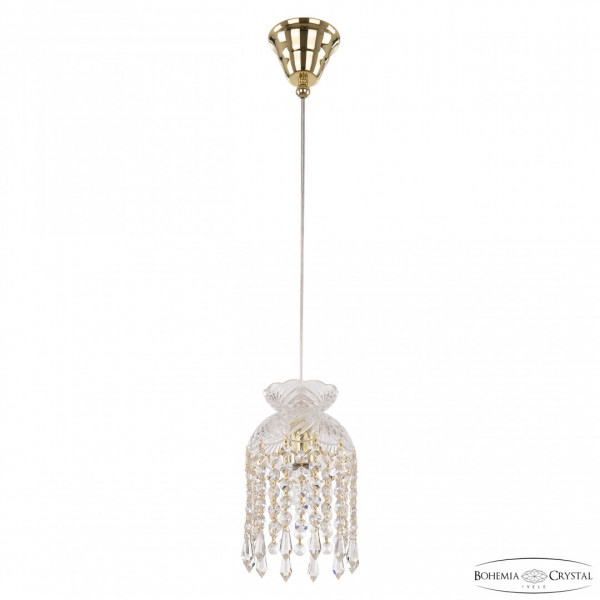 Подвесной светильник с хрусталём 14781P/13 G Drops Bohemia Ivele Crystal