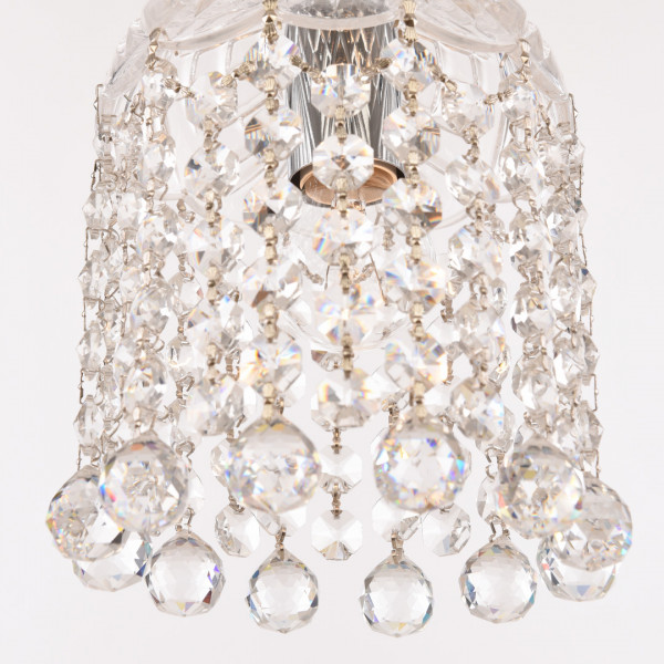 Подвесной светильник с хрусталём 14781P/13 Ni Balls Bohemia Ivele Crystal