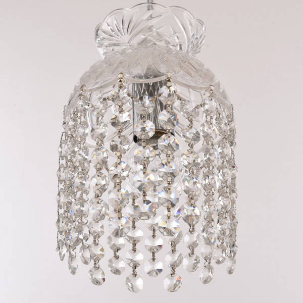 Подвесной светильник с хрусталём 14781P/13 Ni R Bohemia Ivele Crystal