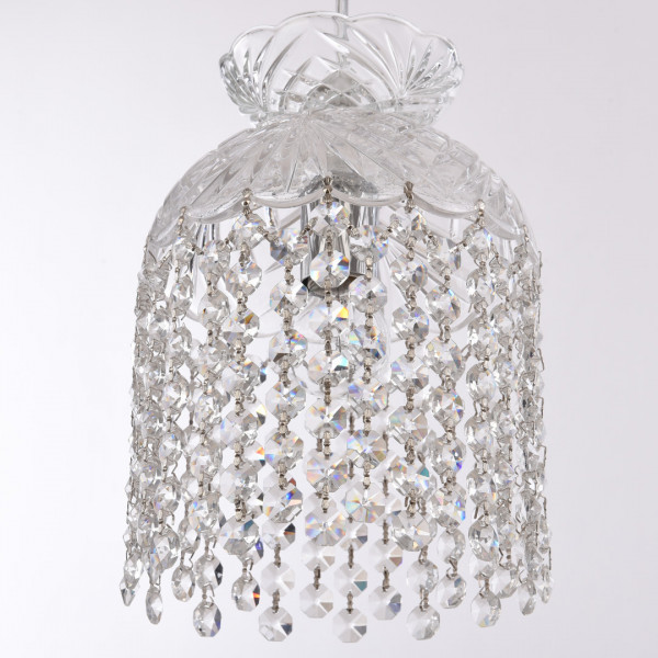 Подвесной светильник с хрусталём 14781P/16 Ni R Bohemia Ivele Crystal