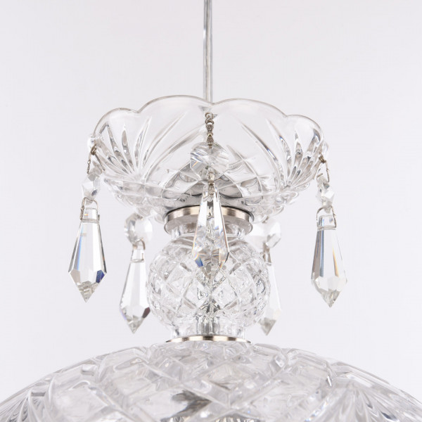 Подвесной светильник с хрусталём 14781P/22 Ni Drops Bohemia Ivele Crystal