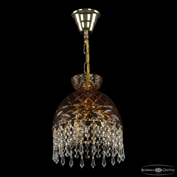 Подвесной светильник 5478/22 G Amber/M-1F Drops Bohemia Ivele Crystal