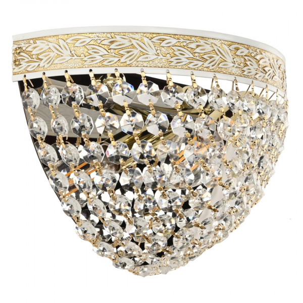 Бра с хрустальными подвесками AL19321B/20OL WMG Bohemia Ivele Crystal