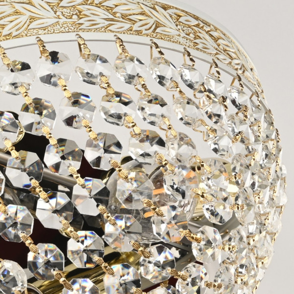 Бра с хрустальными подвесками AL19321B/25OL WMG Bohemia Ivele Crystal