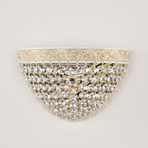 Бра с хрустальными подвесками AL19321B/25OL WMG Bohemia Ivele Crystal