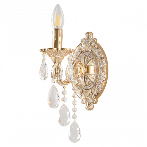 Бра с хрустальными подвесками AL7801B10/1/175 B GW Bohemia Ivele Crystal