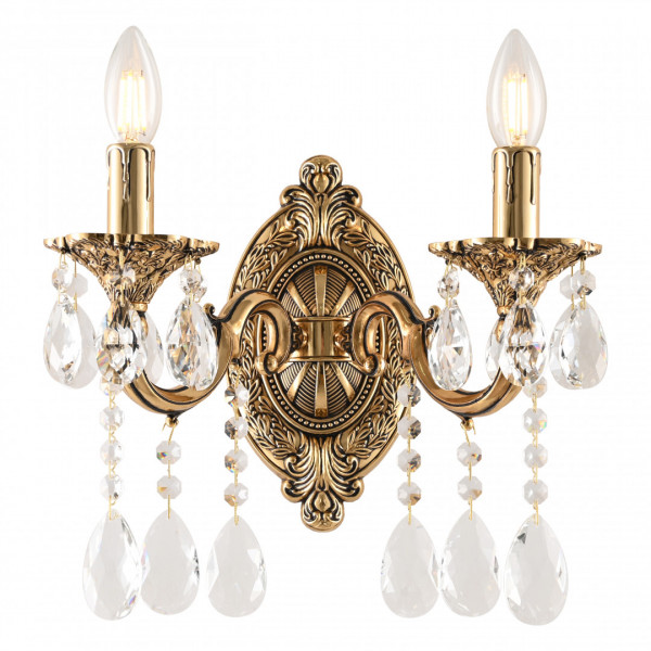 Бра с хрустальными подвесками AL7801B10/2/175 A GB Bohemia Ivele Crystal