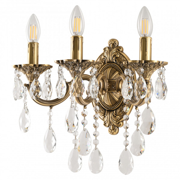 Бра с хрустальными подвесками AL7801B10/3/175 B FP Bohemia Ivele Crystal