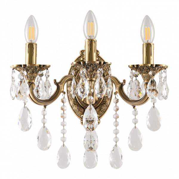 Бра с хрустальными подвесками AL7801B10/3/175 B FP Bohemia Ivele Crystal