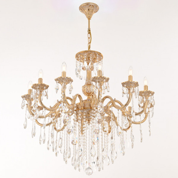 Люстра с хрустальными подвесками AL78101/12/300 B GW Bohemia Ivele Crystal