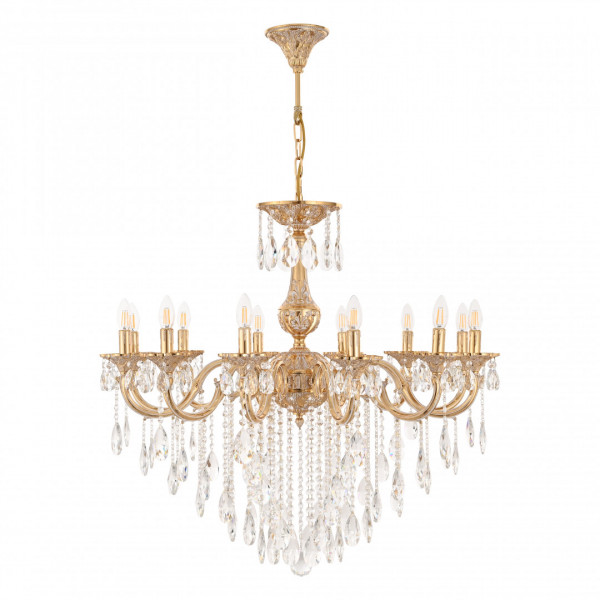 Люстра с хрустальными подвесками AL78101/12/300 B GW Bohemia Ivele Crystal