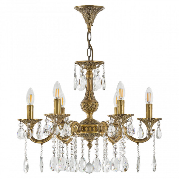 Люстра с хрустальными подвесками AL78101/6/175 A FP Bohemia Ivele Crystal