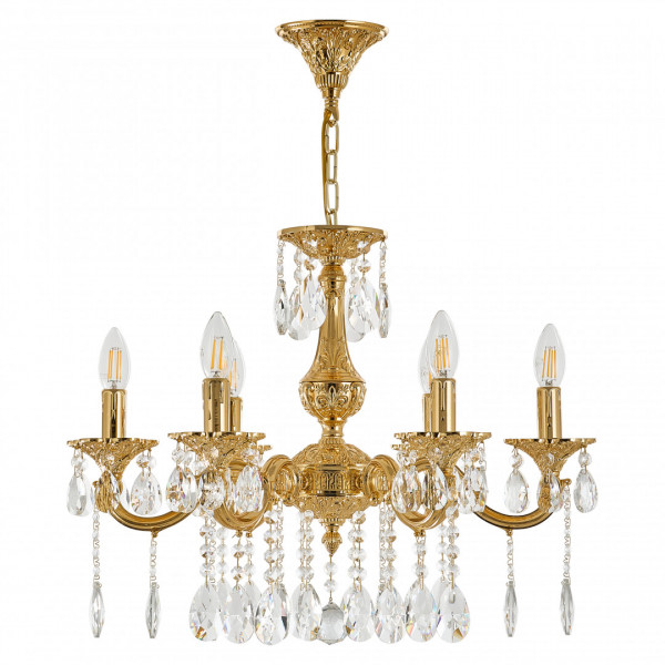 Люстра с хрустальными подвесками AL78101/6/175 A G Bohemia Ivele Crystal