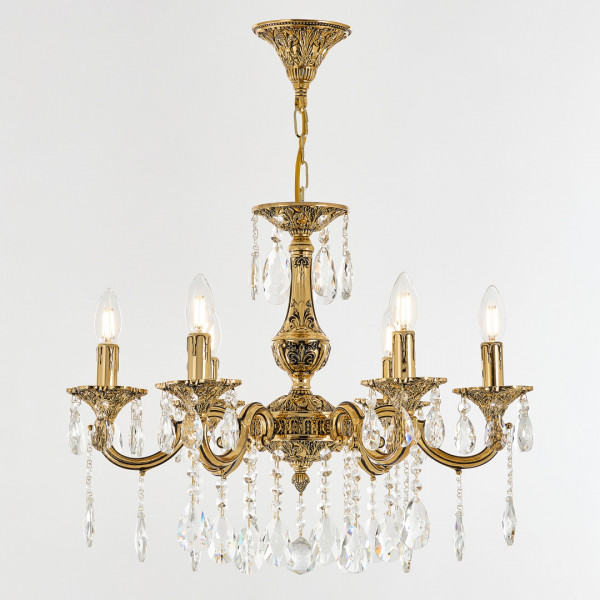 Люстра с хрустальными подвесками AL78101/6/175 A GB Bohemia Ivele Crystal